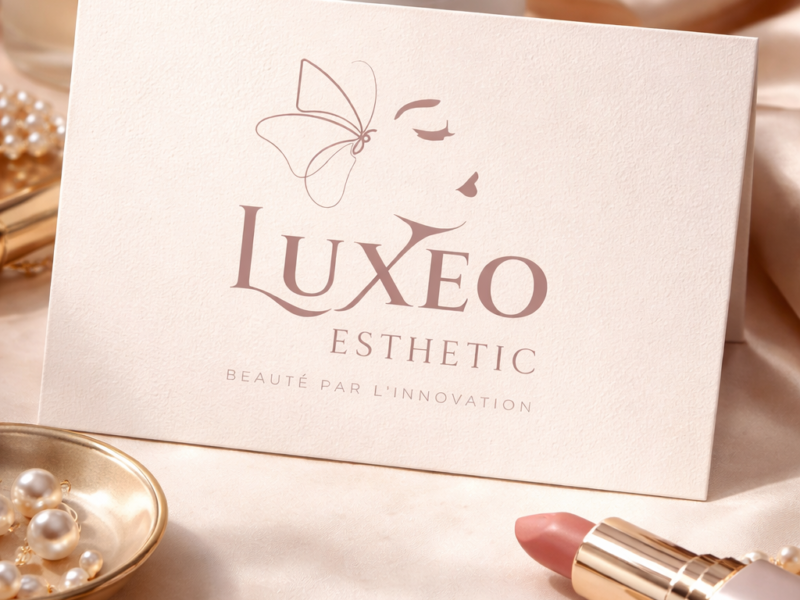 logo et carte de visite esthetique